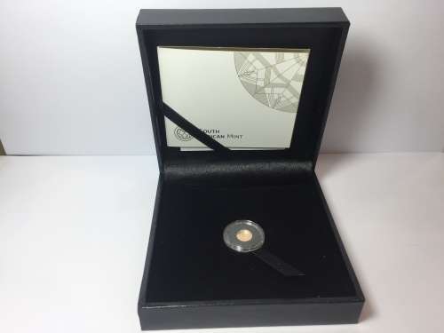 2018 RSA 1/50 oz Gold Krugerrand in box with COA