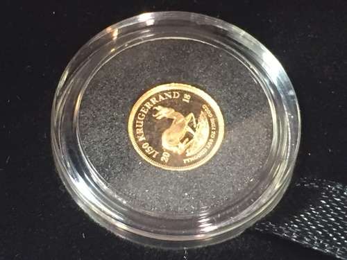 2018 RSA 1/50 oz Gold Krugerrand in box with COA
