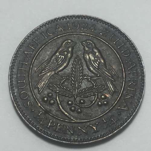 South Africa 1924 Farthing AU