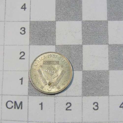 1937 South Africa threepence - AU