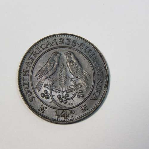 1935 South Africa farthing - UNC - Excellent