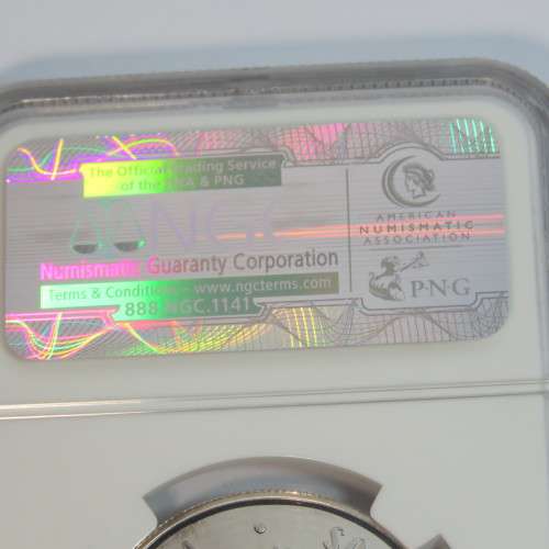 1988 RSA Dias rand with purple toning graded PF68 cameo by NCG - A top coin - Joint POP 1