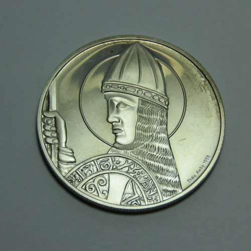 1982 Swiss Canton of Valais silver medallion - Weighs 15.2 grams