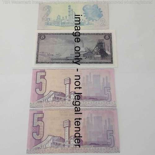 Lot of 16 different South Africa banknotes - R1 to R50