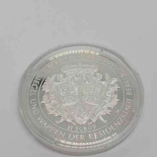 German 1993 Berlin Taler fine silver medallion - weighs 22.9g