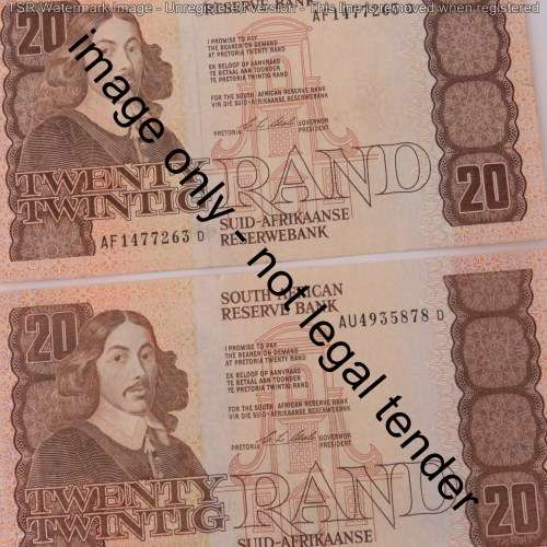 CL Stals lot of 5 1st Issue R20 notes
