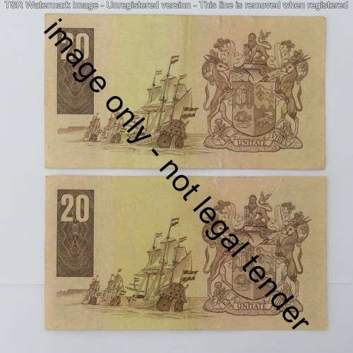 CL Stals lot of 5 1st Issue R20 notes