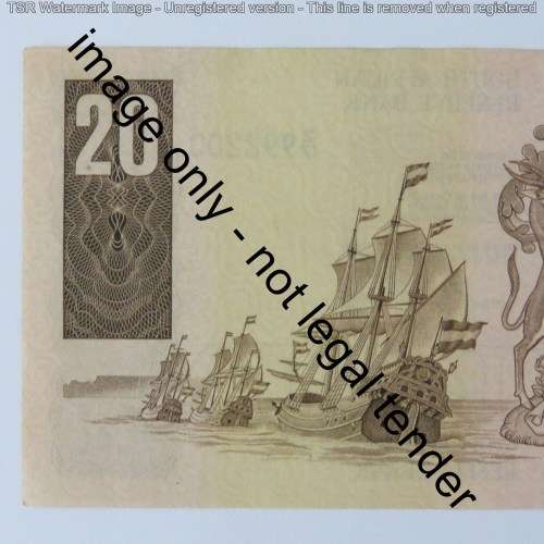 GPC de Kock 3rd Issue R20 replacement note Z17 with number 992200 uncirculated