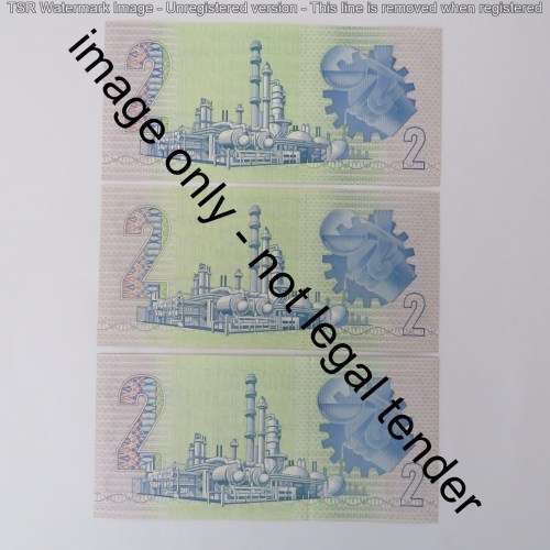GPC de Kock 3rd issue lot of 20 R2 notes uncirculated