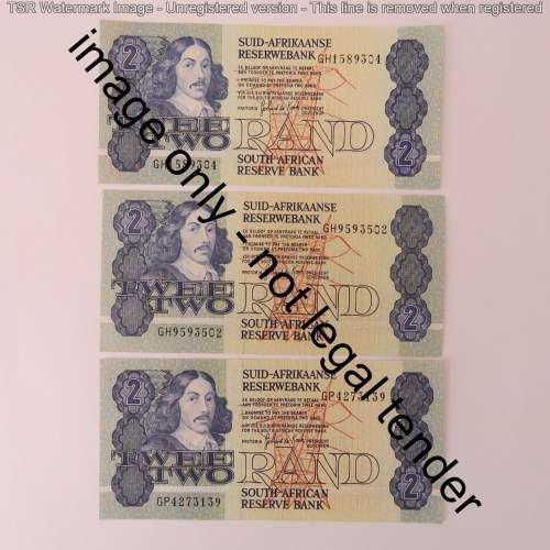 GPC de Kock 3rd issue lot of 20 R2 notes uncirculated
