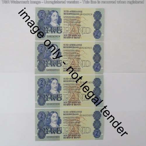 GPC de Kock lot of 30 R2 notes uncirculated 3rd issue