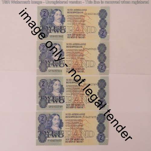GPC de Kock lot of 30 R2 notes uncirculated 3rd issue