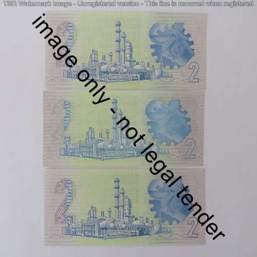 GPC de Kock lot of 30 R2 notes uncirculated 3rd issue