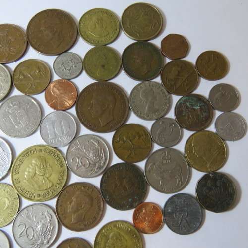 Lot of 50 mixed world coins - Vintage