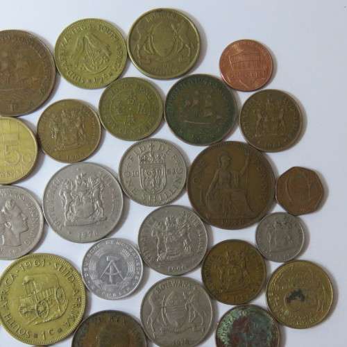 Lot of 50 mixed world coins - Vintage