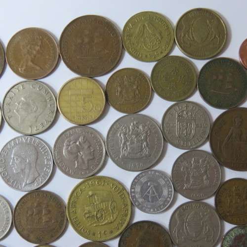 Lot of 50 mixed world coins - Vintage