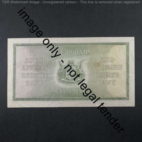 WH Clegg 4th issue 2 September 1929 Five Pounds VF+