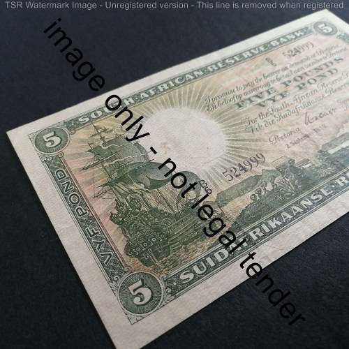 WH Clegg 4th issue 2 September 1929 Five Pounds VF+