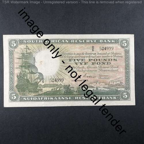 WH Clegg 4th issue 2 September 1929 Five Pounds VF+