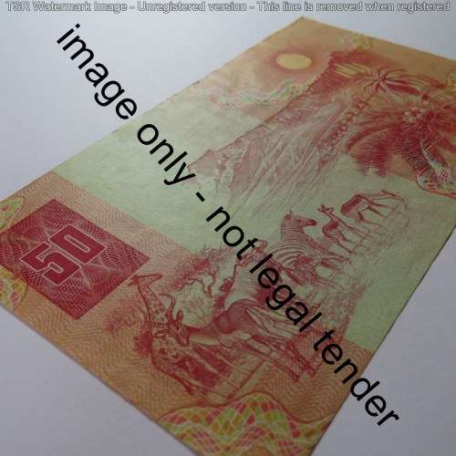 CL Stals 1st issue R50 banknote AU (UNC with crease)