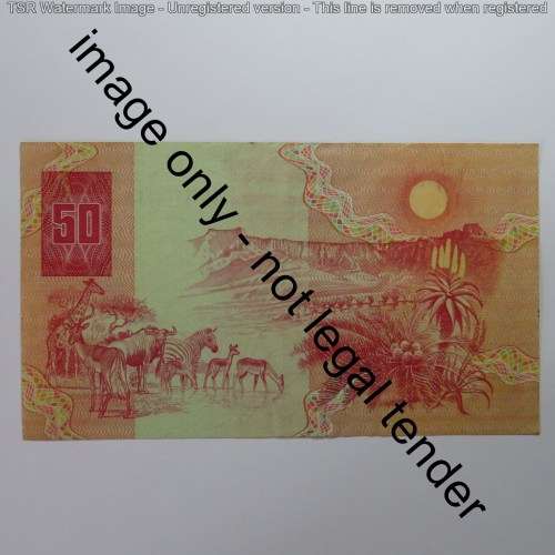 CL Stals 1st issue R50 banknote AU (UNC with crease)