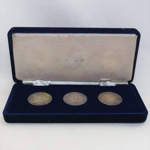 1988 RSA proof silver R1 set - Groot Trek, Dias, Huguenots