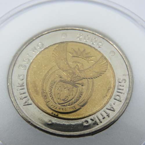 2008 Mandela 90th birthday coin in case and original wooden box