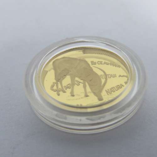 2000 RSA Natura 1/10 oz Proof gold coin - The Sable in box with COA - #2530 of 4500
