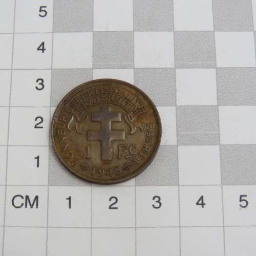 French Equatorial Africa 1 Franc - XF+