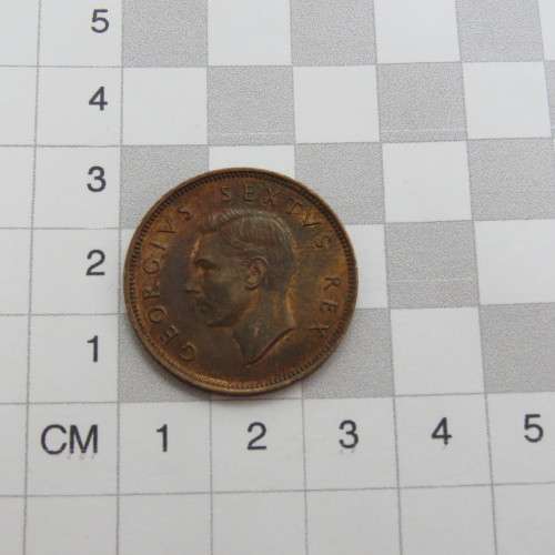 1949 South Africa half penny - Uncirculated