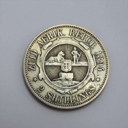 1894 ZAR Kruger two shilling VF