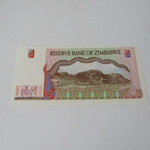 Zimbabwe 5th Issue - Full set of 5th issue banknotes - all uncirculated - 10 notes in total