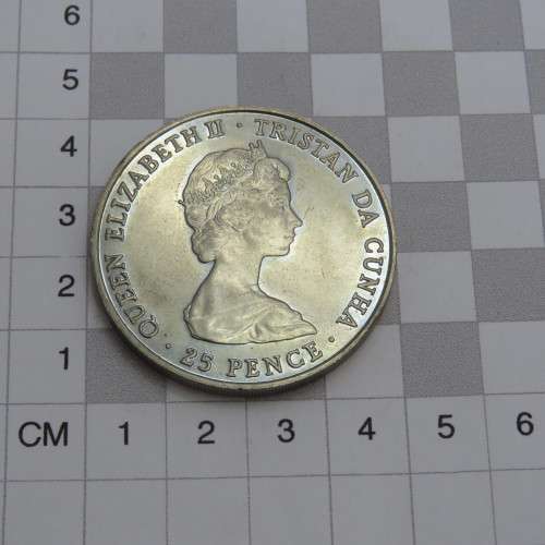 Tristan da Cunha - Prince of Whales and Lady Diana silver proof crown 1981