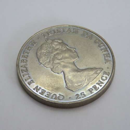 Tristan da Cunha - Prince of Whales and Lady Diana silver proof crown 1981