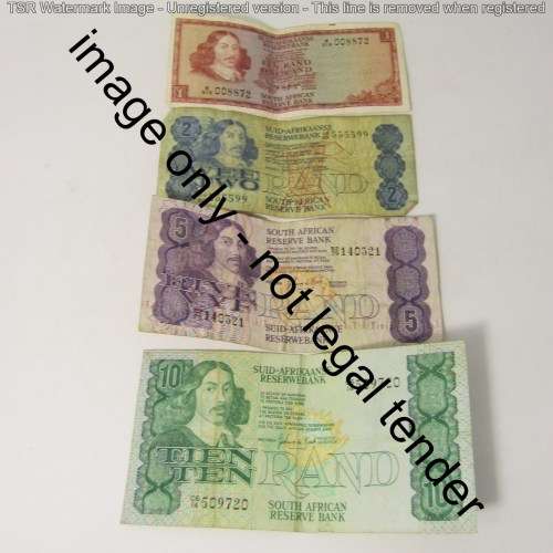 Lot of 35 old South Africa banknotes