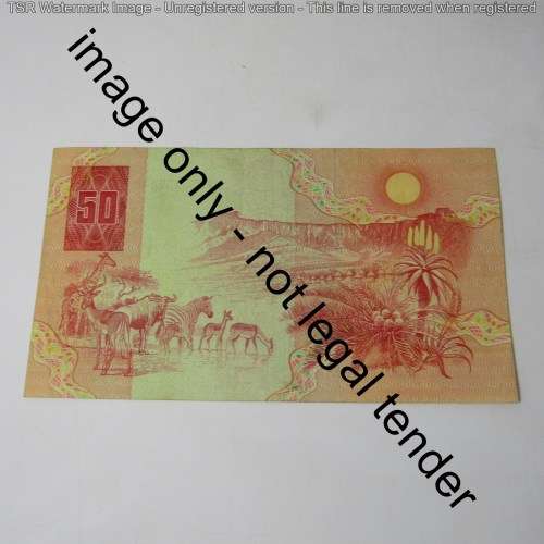 Lot of 6 old South Africa banknotes - R1, R2, R5, R10 R20 and R50