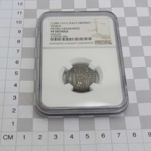 (1289-1311) Italy Grosso Venice Pietro Gradenigo - Graded VF details by NGC