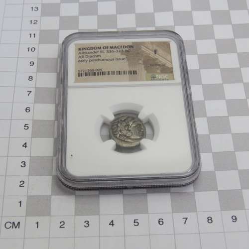 Kingdom of Macedon Alexander 3 (The Great) 336-323 BC - Early Posthumous issue silver Drachm