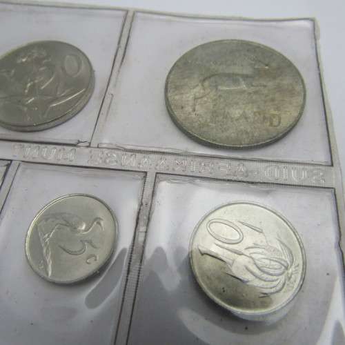 1968 South Africa Mint Pack with Afrikaans legend - Lot of 7 uncirculated coins