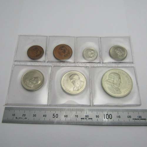 1968 South Africa Mint Pack with Afrikaans legend - Lot of 7 uncirculated coins