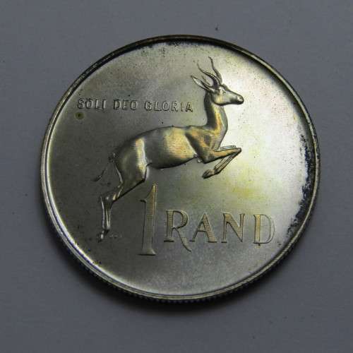 1965 South Africa proof set with English R1 - scarce