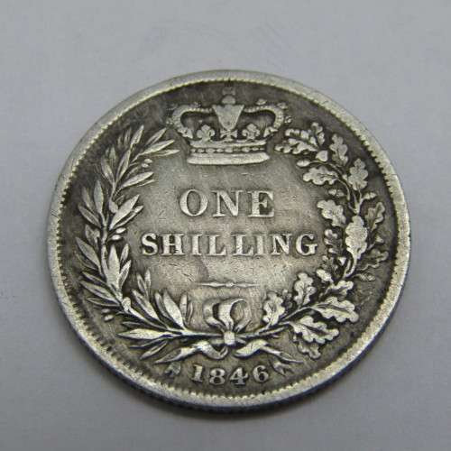 1846 Great Britain Victoria Shilling