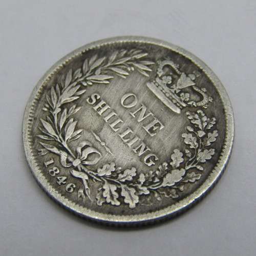 1846 Great Britain Victoria Shilling
