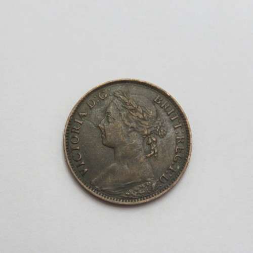 1893 Great Britain Victoria farthing XF