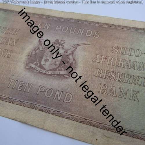 J Postmus 1943 Only Issue Ten Pounds - better than VF