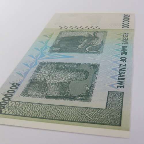 Zimbabwe $50000000 (50 Million dollars) Harare 2008 uncirculated Z 115