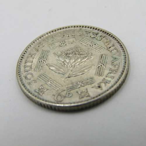 1933 SA Union 6d Sixpence - AU
