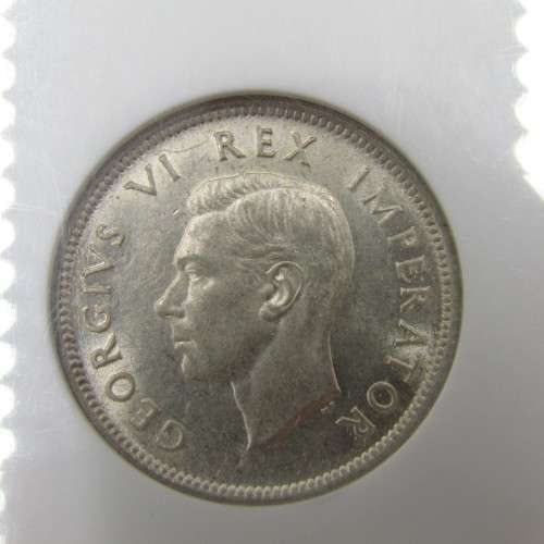 1941 SA Union Shilling graded AU 55 by NGC
