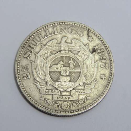 1897 Kruger ZAR half crown