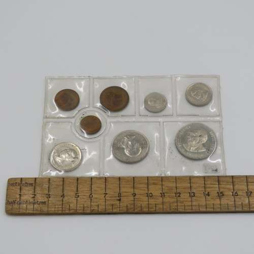 1979 South Africa mint pack scarce half cent